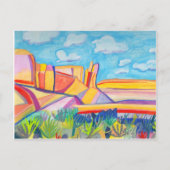 キッチンメサワッキーウォーターカラーアート ポストカード (正面)