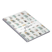 キッチンモダンアイコンのパターンスクリプト名 ノートブック (右側)