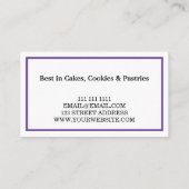 キッチンモダンウィスクベーカリー名刺 名刺 (裏面)