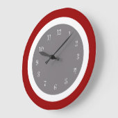 キッチンモダンウォールクロック ラージ壁時計 (傾斜)