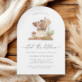 キッチンモダンブライダルシャワー 招待状