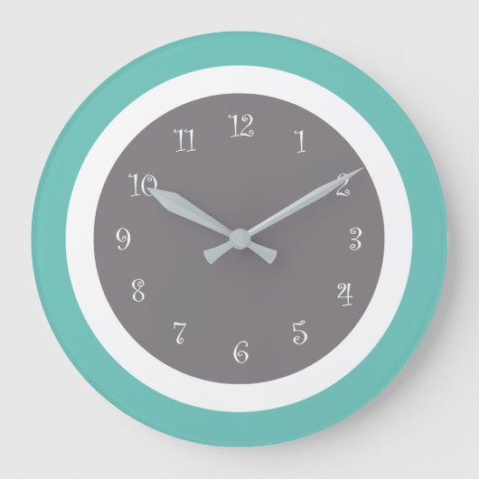 キッチンモダンミニマリストの壁時計 ラージ壁時計 (正面)