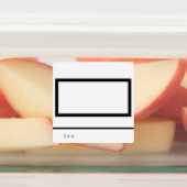 キッチンモダン団体や組織の残り物が詰まる ラベル (貼付)