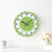 キッチンライムスライス時計 ラージ壁時計 (ホーム)