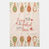 キッチンラブ – 心のこもった料理タオル キッチンタオル (縦)