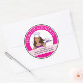 キッチンラベルベーカリープロフェッショナルデザイン ラウンドシール (封筒)