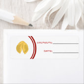 キッチンラベル – テイクアウトフード – Fortune Cookie ラベル (インサイチュ)