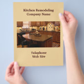 キッチンリフォーム4ビジネスフライヤー チラシ (手)