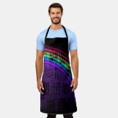 キッチンリーダーエプロンデザイン エプロン (着用した状態)