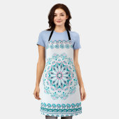 キッチンリーダーエプロンデザイン エプロン (着用した状態)