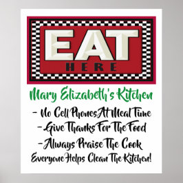 キッチンルールのポスター ポスター