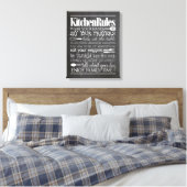 キッチンルールキャンバス キャンバスプリント (インサイチュ (寝室))