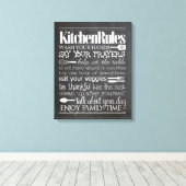 キッチンルールキャンバス キャンバスプリント (インサイチュ (ウッドフロア))