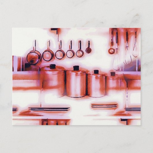 キッチンレシピカード ポストカード (正面)