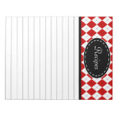 キッチンレシピメモ帳 ノートパッド (正面)