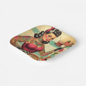 キッチンレストランのピンアップ ペーパープレート (傾斜あり)