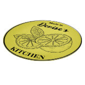 キッチンレモン色で作られた カッティングボード (角)