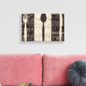 キッチンワーズトリオ キャンバスプリント (インサイチュ (リビング))