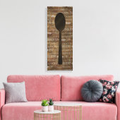 キッチンワードアートIII キャンバスプリント (インサイチュ (リビング))