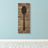 キッチンワードアートIII キャンバスプリント (インサイチュ (ウッドフロア))