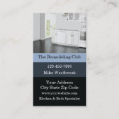 キッチン及びバスの改造モダン方法 名刺 (正面)