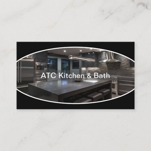 キッチン及びバス建築サービス 名刺 (正面)