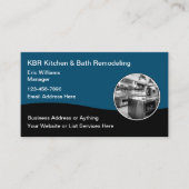 キッチン及びバス建築改築 名刺 (正面)