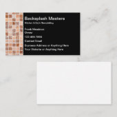 キッチン及び風呂の改装 名刺 (正面/裏面)