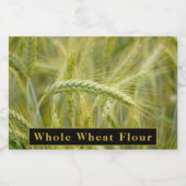 キッチン収納用全小麦粉ラベル フードラベル (シングルラベル)