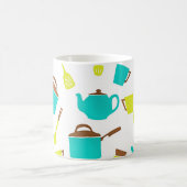 キッチン器具のパターン コーヒーマグカップ (中央)