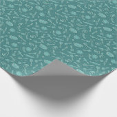 キッチン器具のパターン ラッピングペーパー (角)