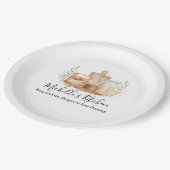 キッチン器具フードウォーター色ホームケータリング ペーパープレート (アングル)