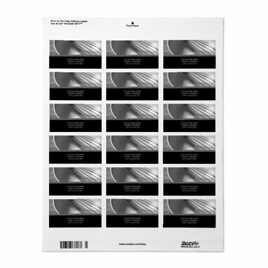 キッチン器具住所 シール (フルシート)