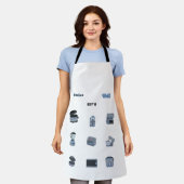 キッチン器具 エプロン (着用した状態)