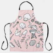 キッチン器具I野菜キッチンパターン エプロン (正面)