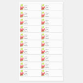 キッチン団体や組織スイカ食品ラベル ラベル (シート)