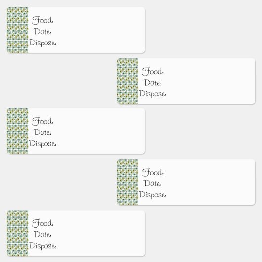 キッチン団体や組織フードラベルアボカドパターン ラベル (グループ)