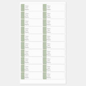 キッチン団体や組織フードラベルアボカドパターン ラベル (シート)