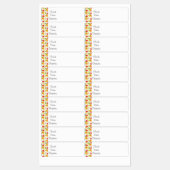 キッチン団体や組織フードラベルサラダパターン ラベル (シート)