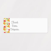 キッチン団体や組織フードラベルサラダパターン ラベル (デザイン1)