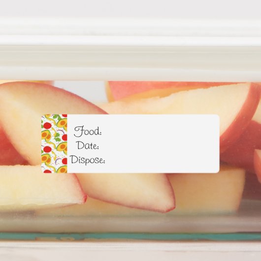 キッチン団体や組織フードラベルサラダパターン ラベル (貼付)