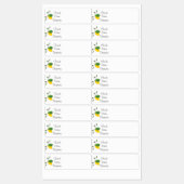 キッチン団体や組織レモンライム食品ラベル ラベル (シート)