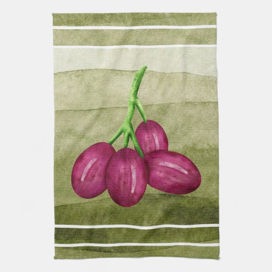 キッチン地中海のタオルのミックスとマッチ キッチンタオル (縦)