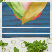 キッチン地中海のタオルのミックスとマッチ キッチンタオル (折り畳み)