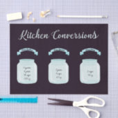 キッチン変換有用なレシピ測定 薄葉紙 (クラフト)