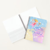 キッチン妖精魔法パーソナライズされたクックブックレシピ ノートブック (内部)