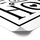 キッチン引用文デザイン ポスター (角)