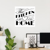 キッチン引用文デザイン ポスター (ホームオフィス)