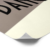 キッチン引用文ポスター私のキッチンは踊り ポスター (角)