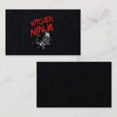 キッチン忍者料理BBQ 名刺 (正面/裏面)